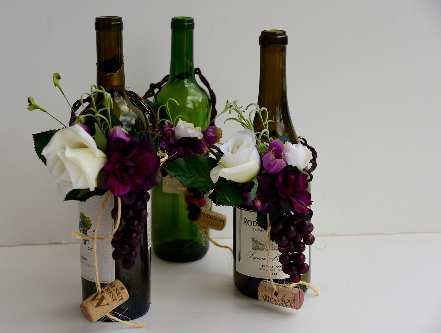 Centerpieces Wine Theme Wedding Arrangement And Swag With 2   Il Fullxfull.802259237 7sn7 