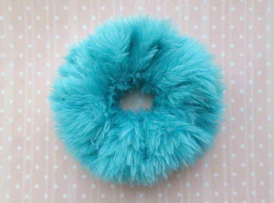 Faux Fur Hair Scrunchies Fluffy Hair Tie Scrunchie 2069