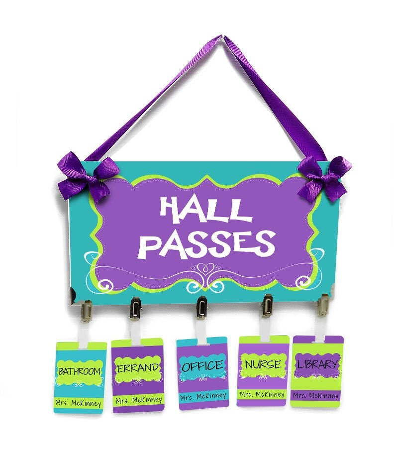 Classroom Bathroom Passes