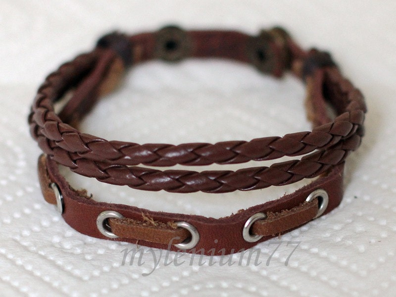 Leather bracelet band Clearance