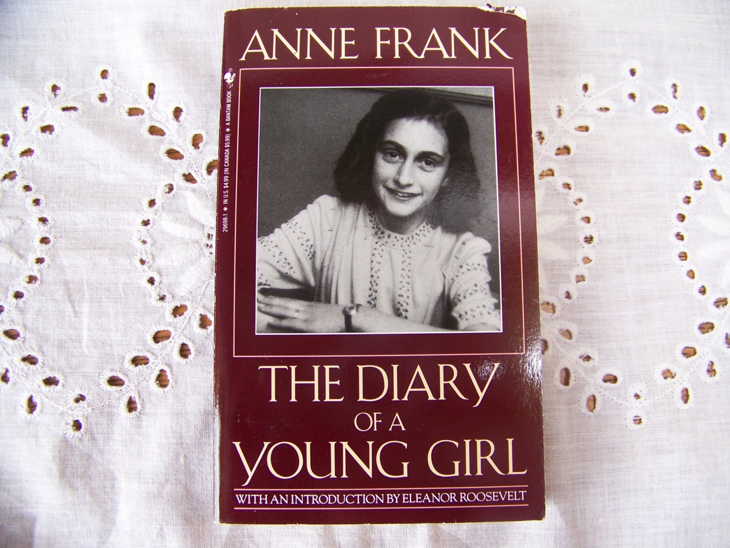 Vintage Anne Frank The Diary Of A Young Girl Book by lesaestes