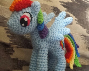Rainbow Dash Crochet Pattern