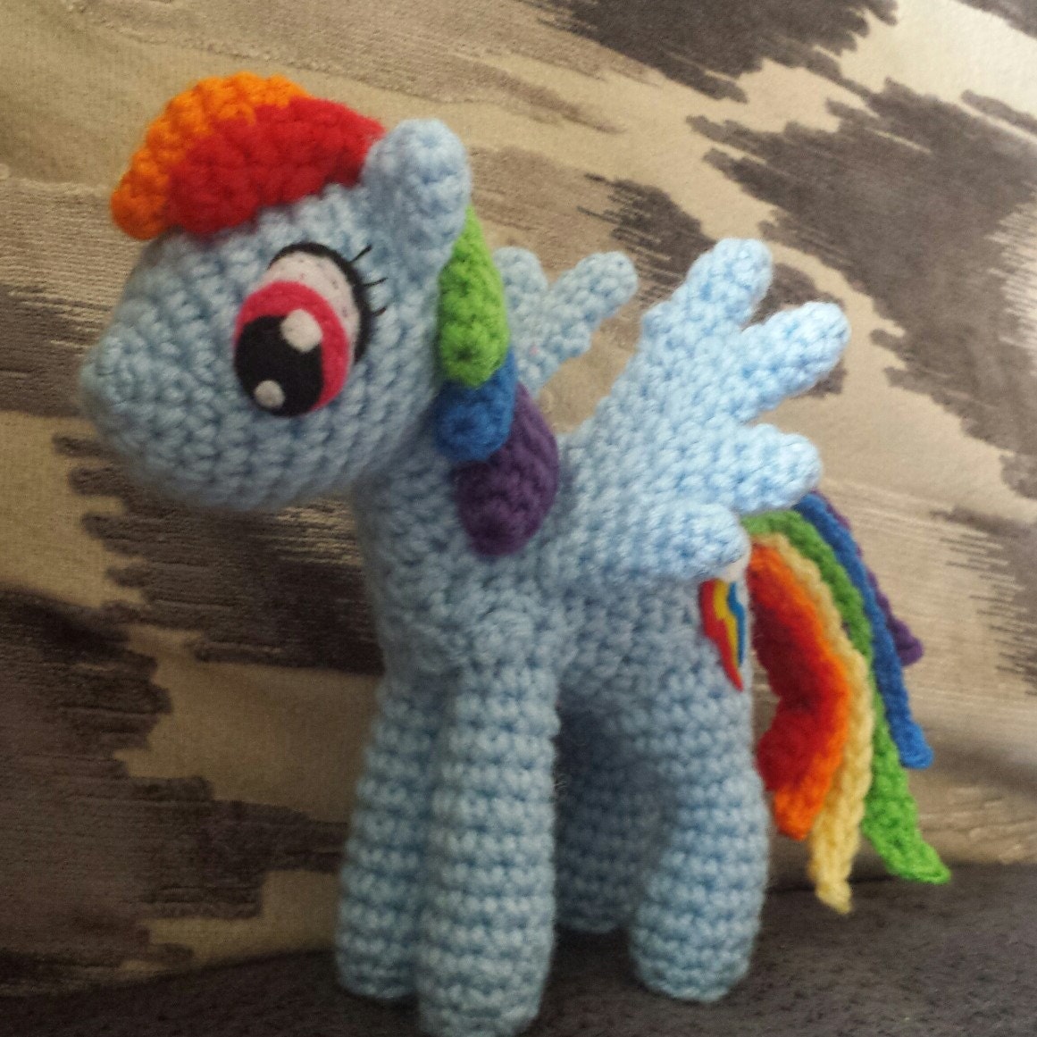 Rainbow Dash Crochet Pattern
