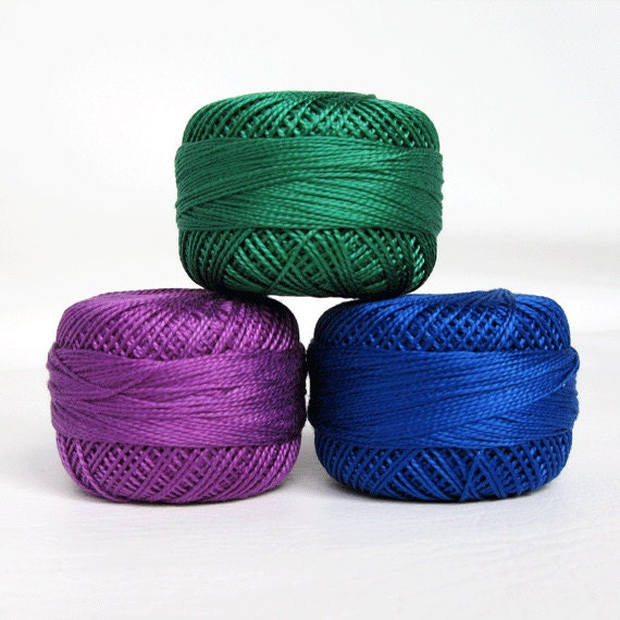 Perle Cotton Thread Set Size 8 Finca Pearl Cotton by