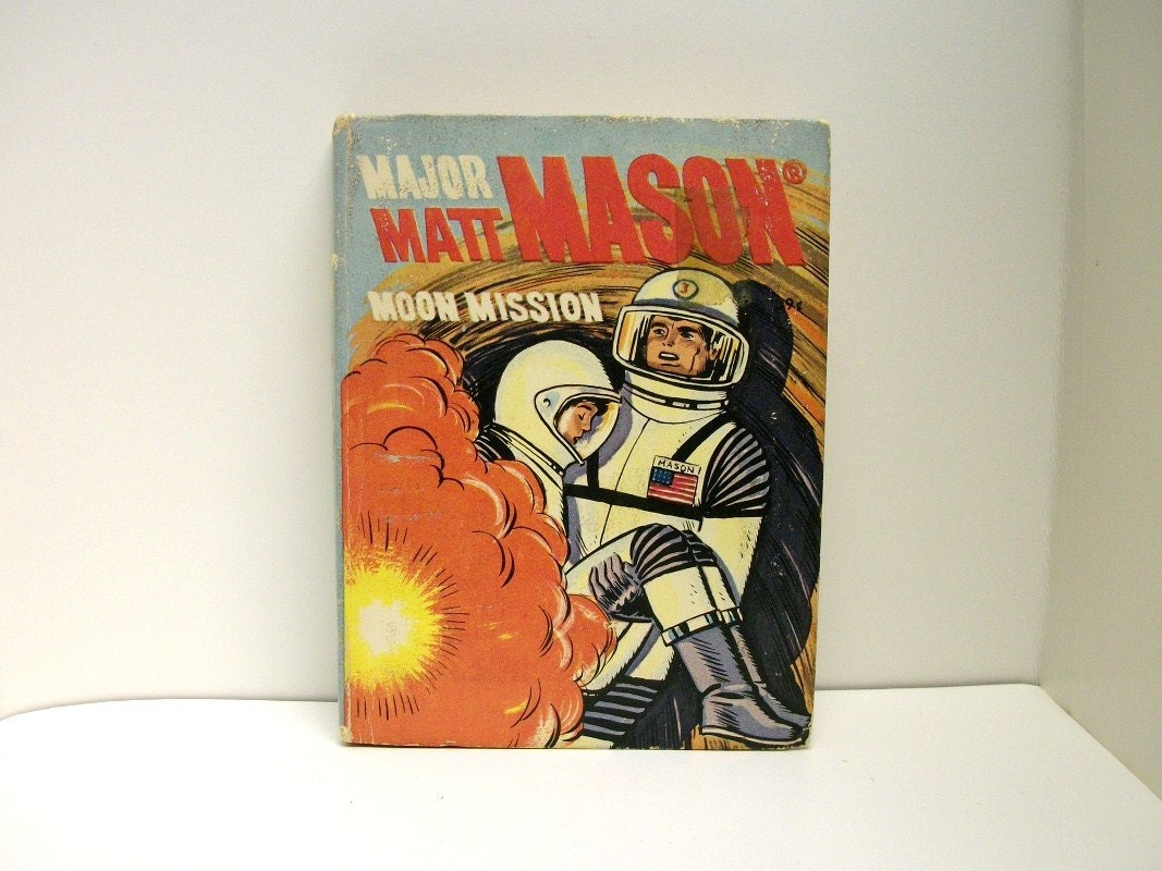 Big Little Book Major Matt Mason 1968 Whitman 22 Moon Mission