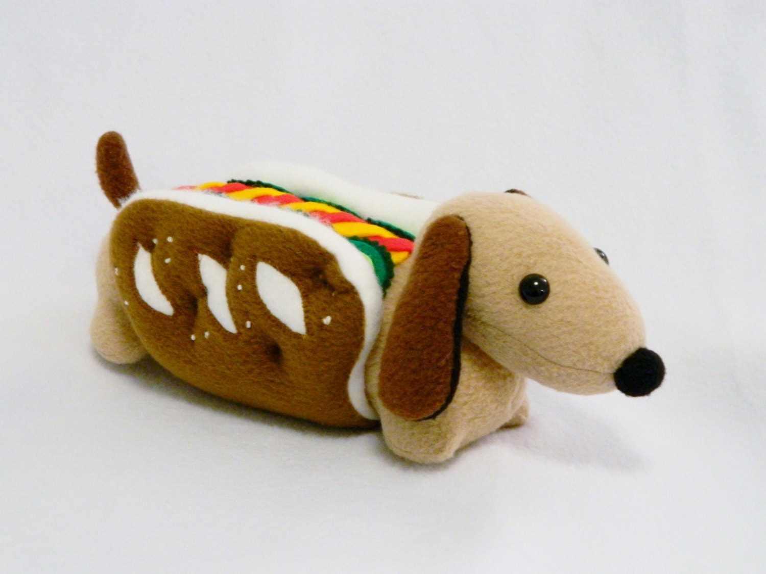 plush hot dog toy