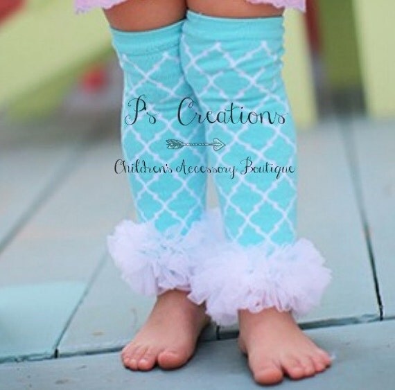 Items similar to Ruffled leg warmers with chiffon ruffles on Etsy