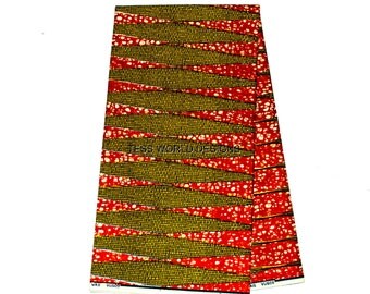 Authentic Vlisco Holland wax/ Real wax/, not imitation/ African print/ African accessories/ Tissus Africains Wax/ 6 yards HW26