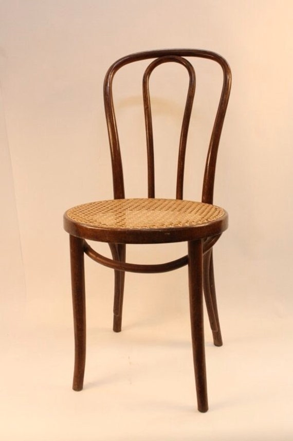 SOLD Set of 4 Vintage Thonet Style Bentwood Bistro Chairs