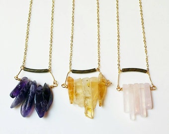 Natural Crystal Necklaces