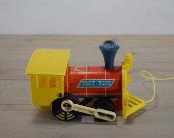 Plastic toy train | Etsy