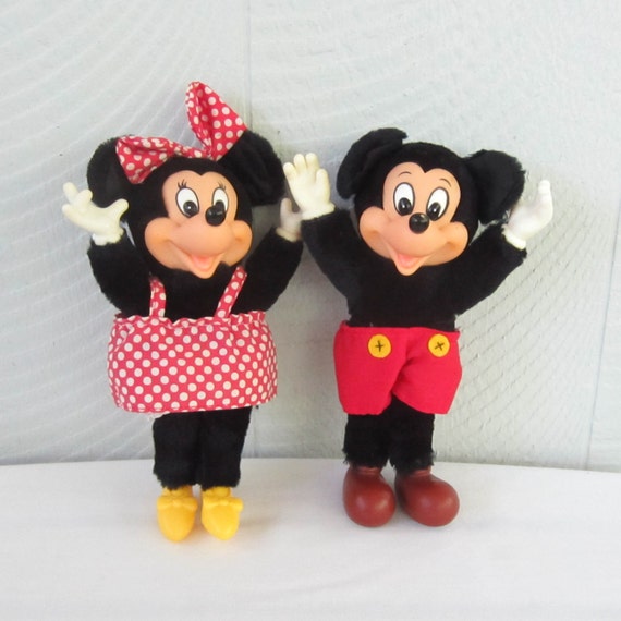 mickey and minnie stuffed toy