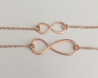 necklaces matching necklace infinity mother daughter sterling silver four jewelry