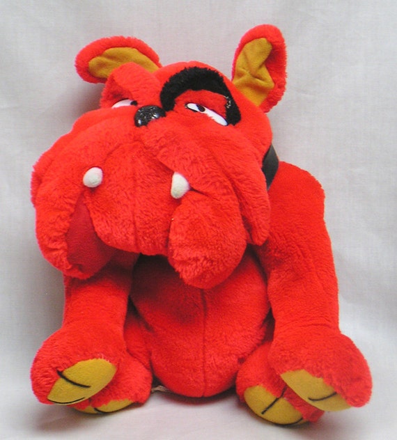 red bull plush toy