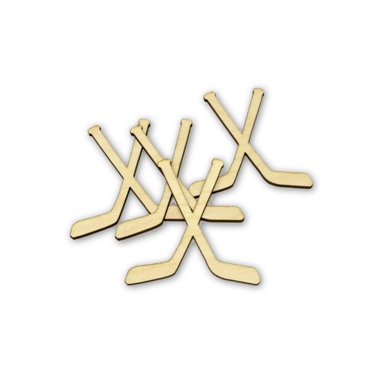 Hockey Sticks Style 2000 Wooden Cutouts Crafts