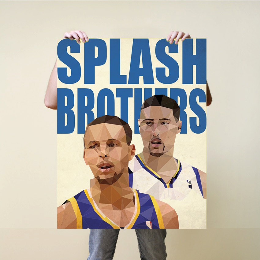 Splash Brothers Print Nursery Baby Gift Poster