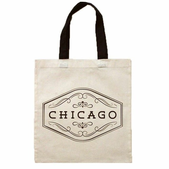 Chicago Tote Bag Chicago Bag Chicago Gift by