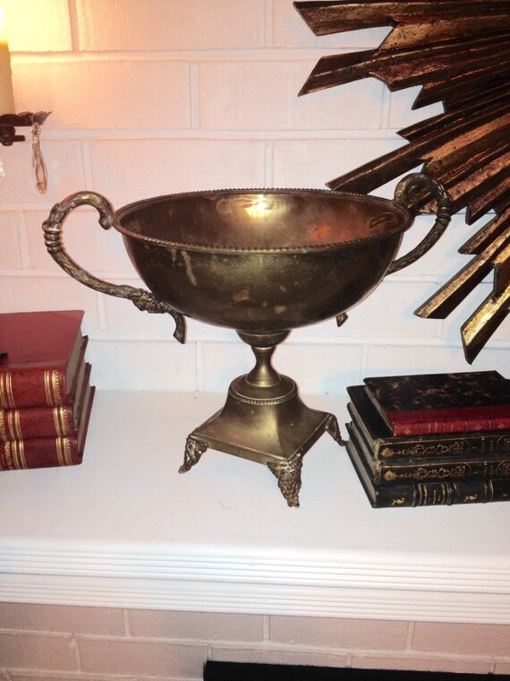 VintageHomeLiving loving cup Trophy Loving / / Brass Cup by vintage Bowl Vintage