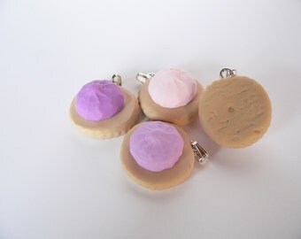 Iced Gem Pendant Polymer Clay Sweet Necklace