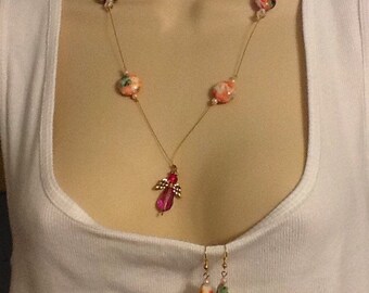 Tangerine Silk Set