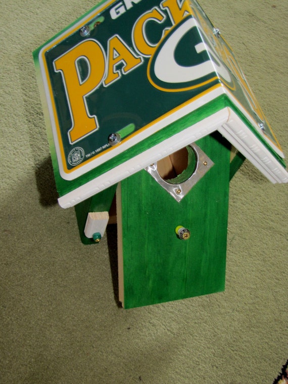 Green Bay Packers Bird House NFL Team bird house Green