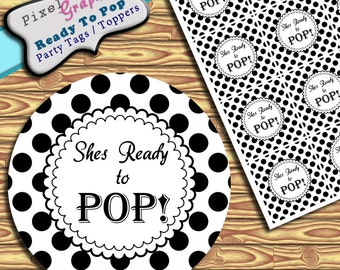 Ready to pop sign | Etsy