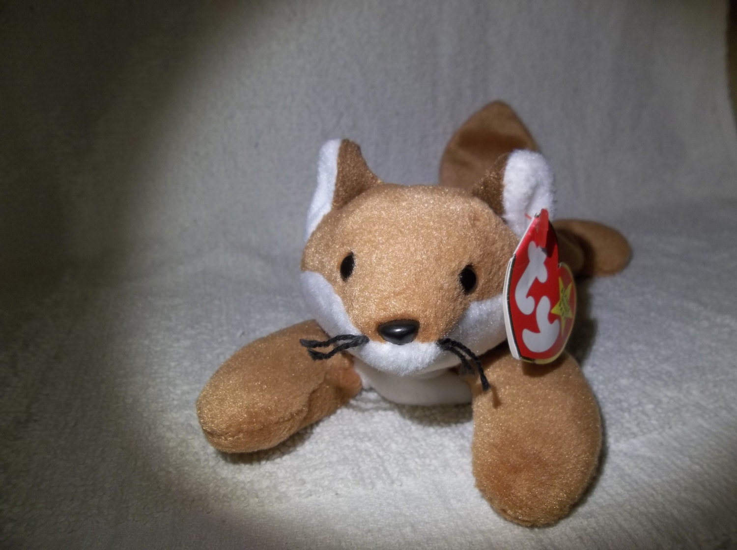 Sly the Fox Ty Beanie Baby Origainal Brown 59A by AmysUglyThings