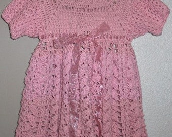 Crochet toddler dress, summer dress, party dress, girls dress 3-5 years old, dresses