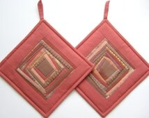 All-Clad Diamond Quilted Pot Holders – Open Box Deal, Like New!