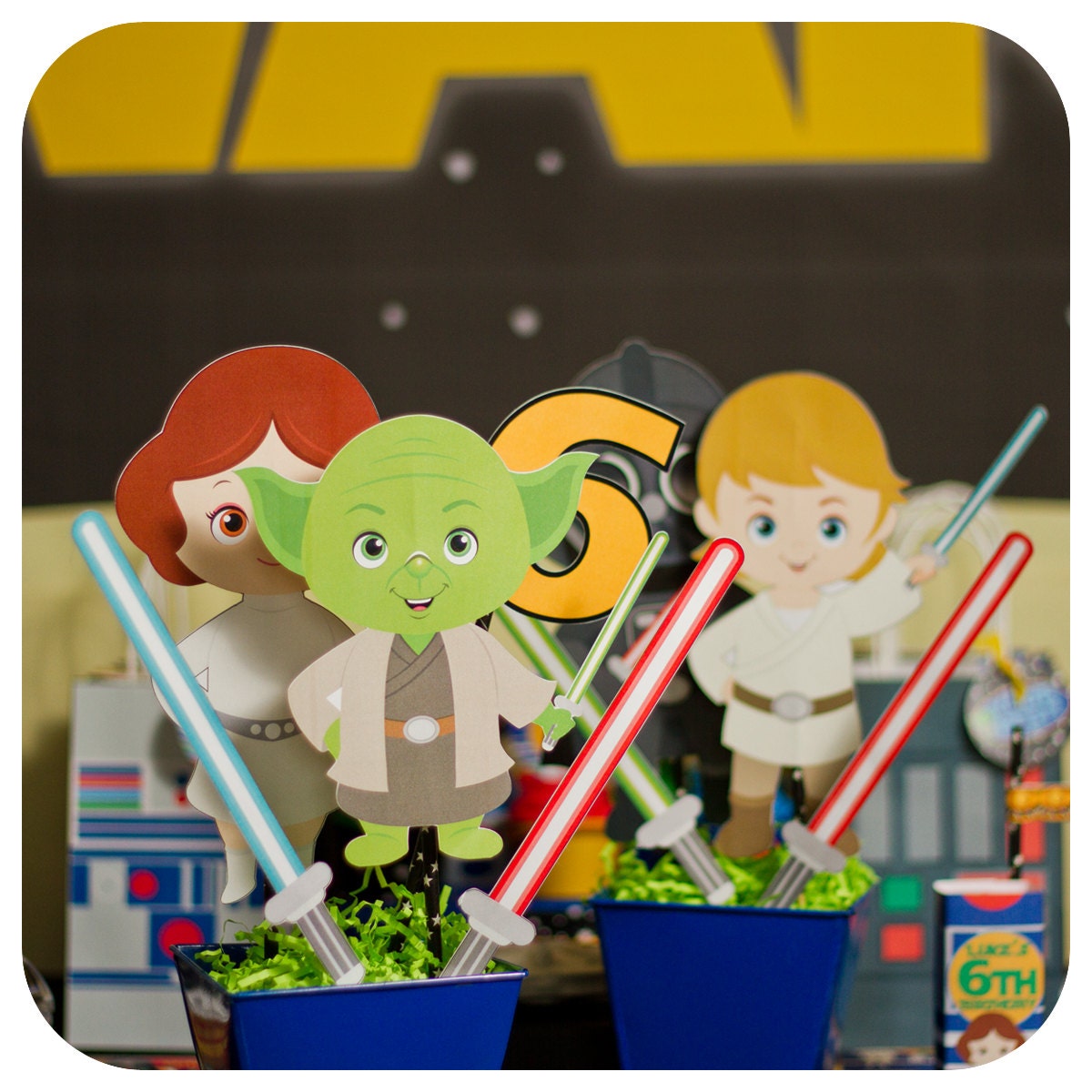 Star Wars Star Wars Centerpieces Star Wars by KraftsbyKaleigh