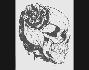 Total Poison 9x12 Silk Screen Print