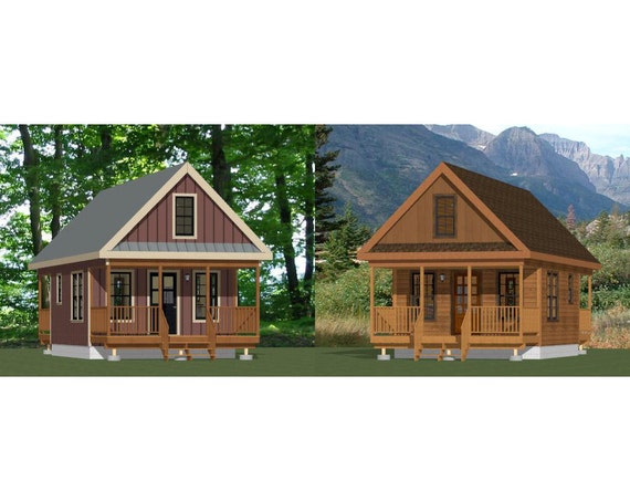 Items similar to 16x20 Tiny Houses PDF Floorplans 