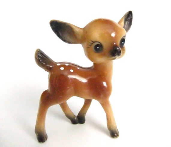 plastic deer figurine