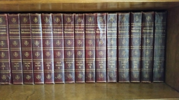 1960 Encyclopedia Britannica complete set 24 by PrintFromVintage