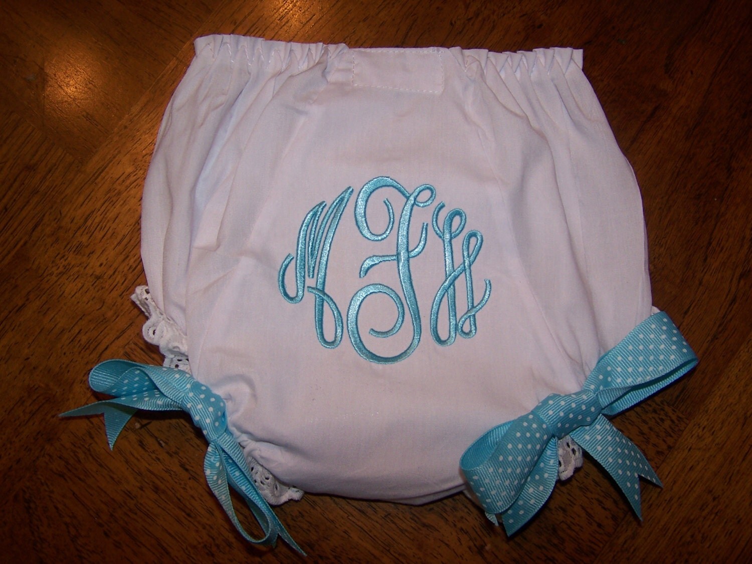 Monogrammed Diaper Cover Or Panties