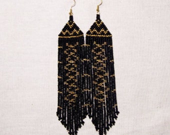 Native american beaded earrings | Etsy