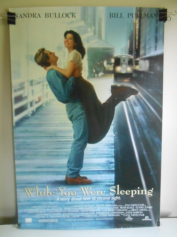 While You Were Sleeping 1995 Original Double Sided Movie