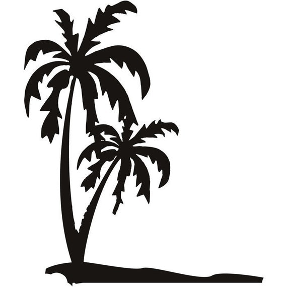 Palm Tree Sticky Stencil by Jennastencils on Etsy