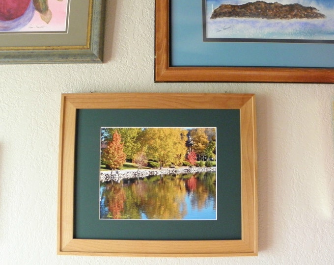 AUTUMN WALL DECOR photographic art featuring Yellow, Red and Orange fall trees captured by Pam Ponsart of Pam's Fab Photos