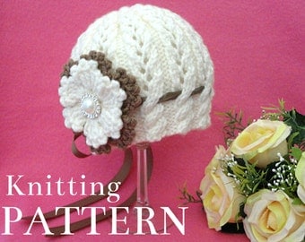 Baby Hat P A T T E R N Knitting Baby Hat Baby Patterns Knitted Baby Hat Knitting Pattern Baby Hats Knitting Hat Newborn Hat ( PDF file )
