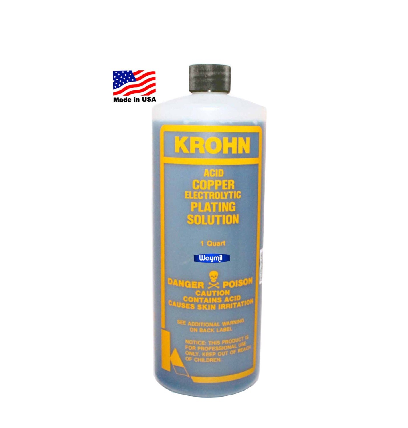 Acid Copper Electroplating Solution 1 Quart Jewelry Plating