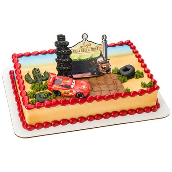 Items Similar To Disney Cars Radiator Springs Cake Kit