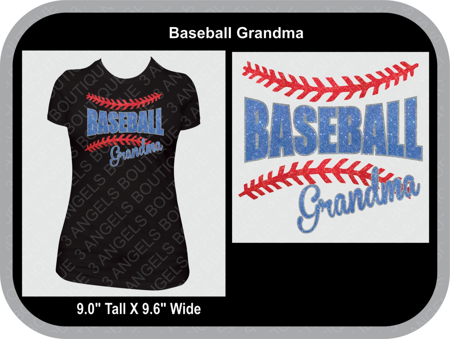 Download Baseball Grandma with laces SVG Cutter Design INSTANT DOWNLOAD