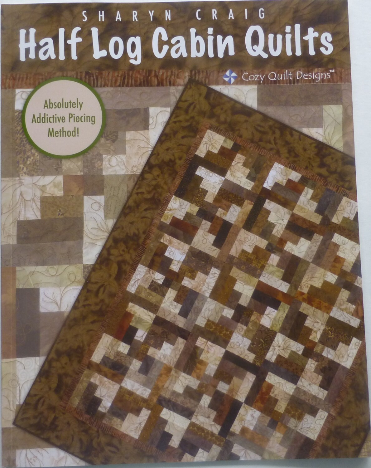 half log cabin quilt pattern