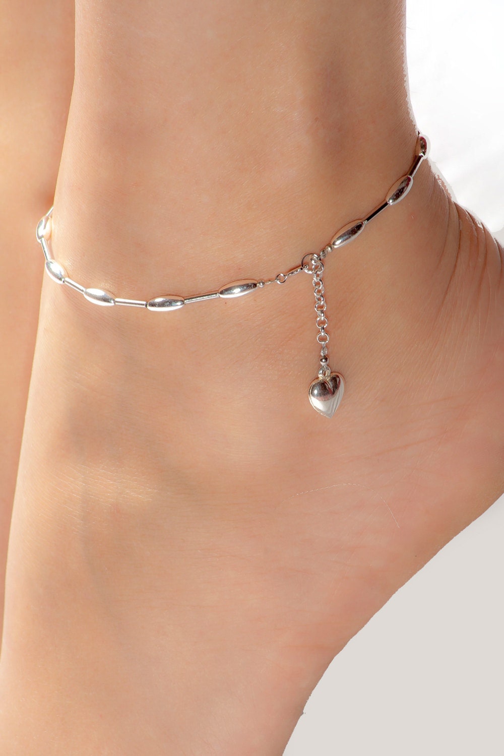 Sterling Silver Ankle Bracelet Free Shipping 