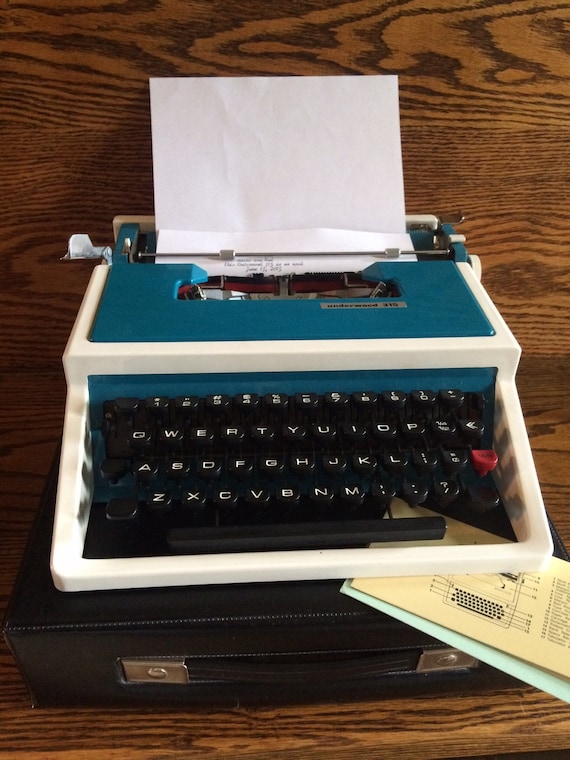 RARE and Amazing Cursive Typewriter // by RustedFinchRoad on Etsy