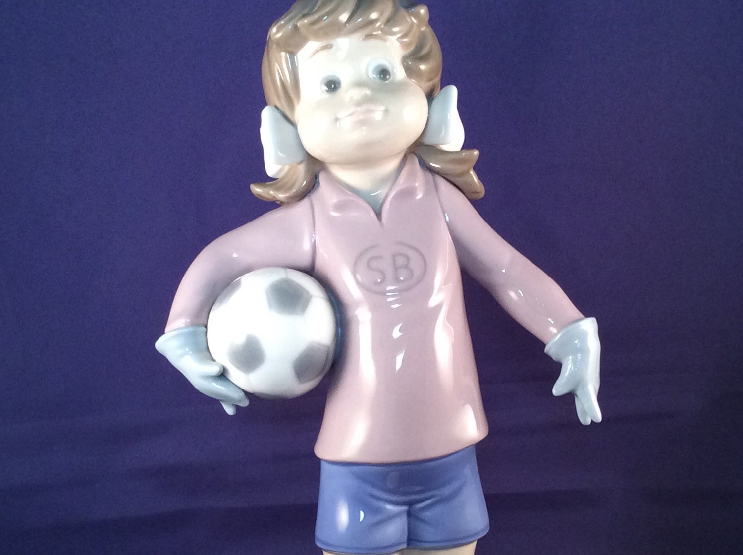 Lladro SportBilly Soccer Girl Figurine
