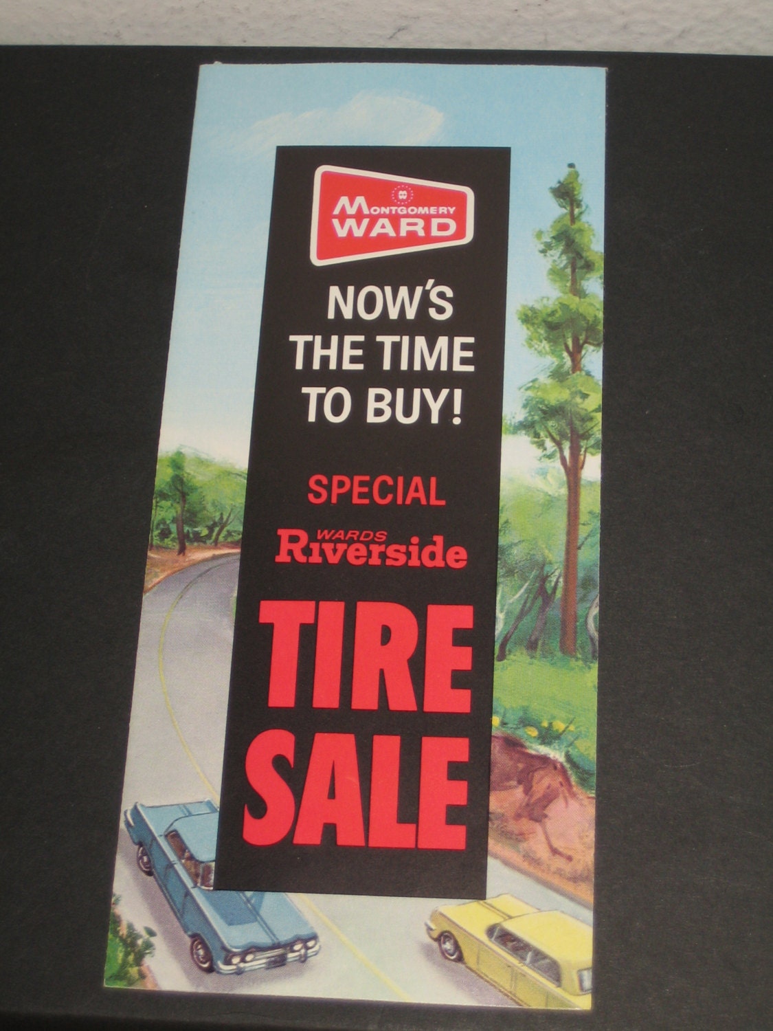 Montgomery Ward Tire Ad 1967 by BigDogNostalgicNose on Etsy