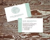 Pre Designed Business Card: psychology, guidance, psychiatry, etc.