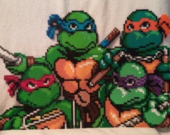 Items similar to Teenage Mutant Ninja Turtles Large Donatello TMNT Hama ...